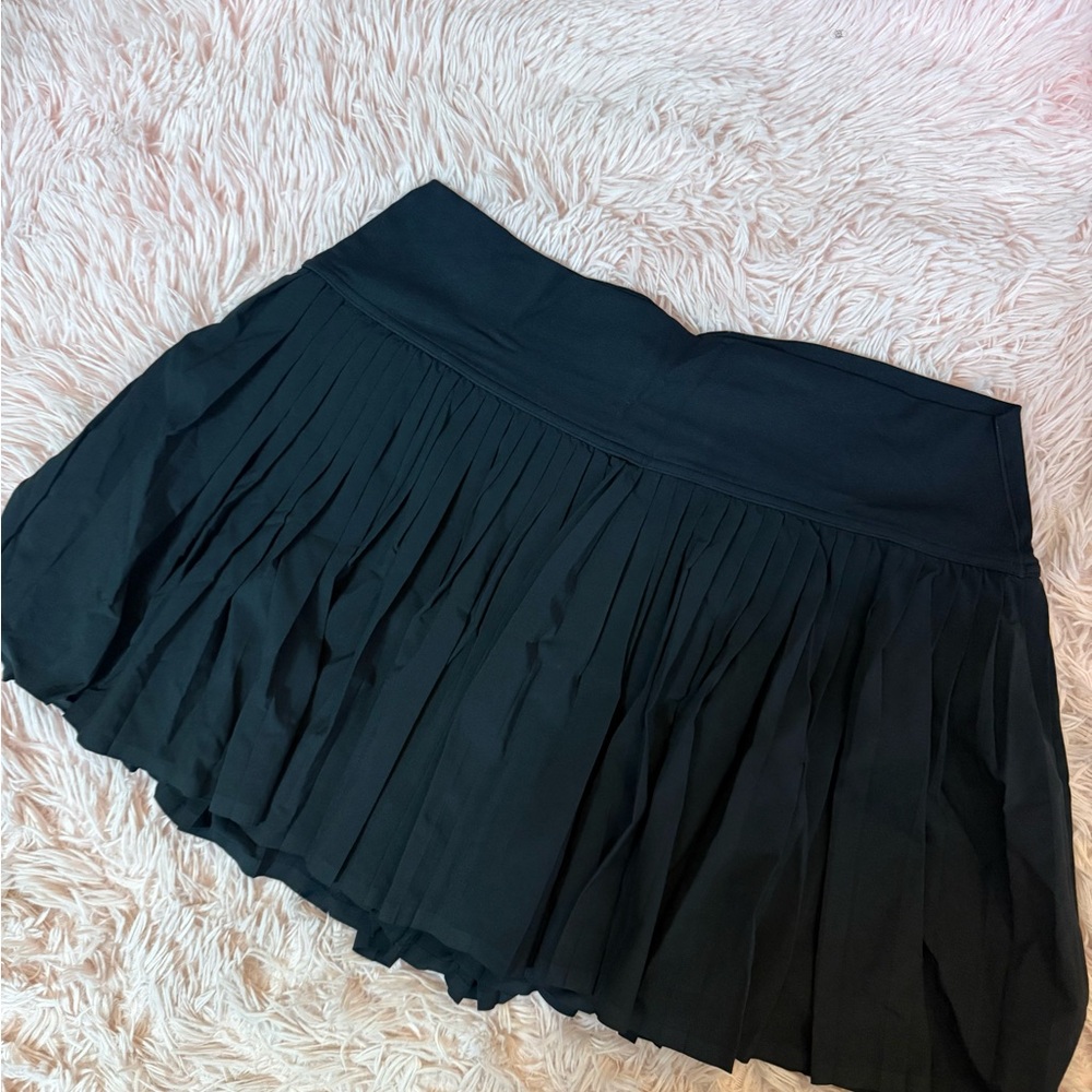 Black Pleated Skirt